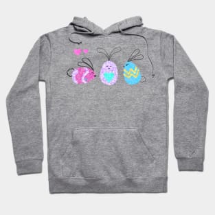 Fuzzy Egg-Bunnies and Little Hearts Hoodie